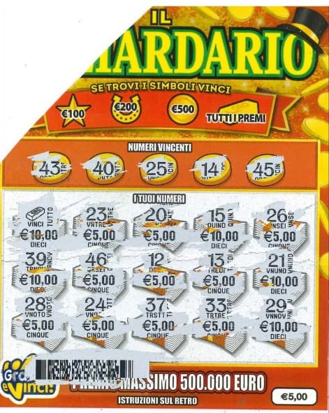 Gratta e Vinci Il Miliardario vincita 100 euro | AGIMEG