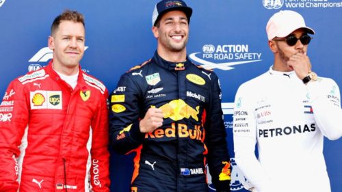 F1: Ricciardo sbanca Montecarlo, ma il favorito al titolo è sempre Hamilton a 1,50