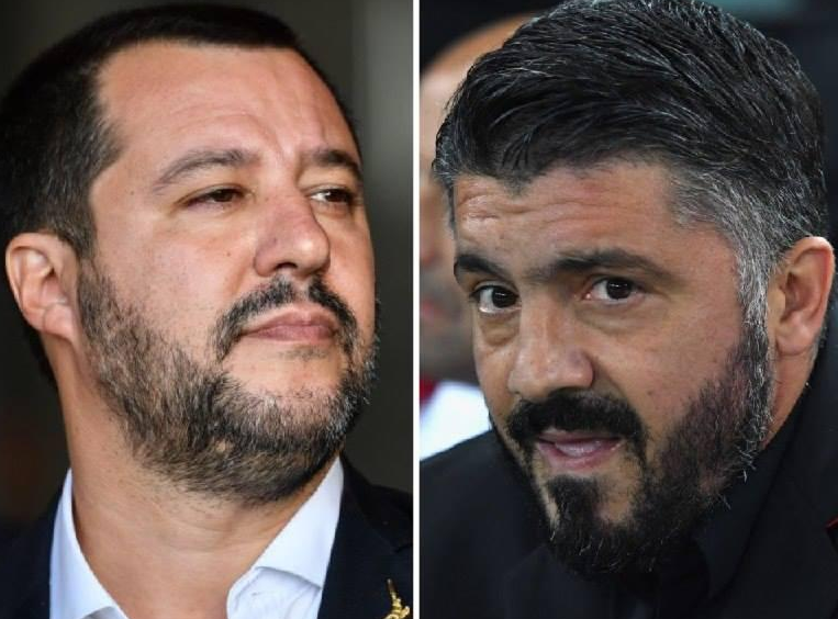 Gattuso contro Salvini: