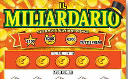 Castellammare di Stabia (NA), realizzata una vincita da 10.000 euro al Gratta e Vinci con il biglietto “Il Miliardario”