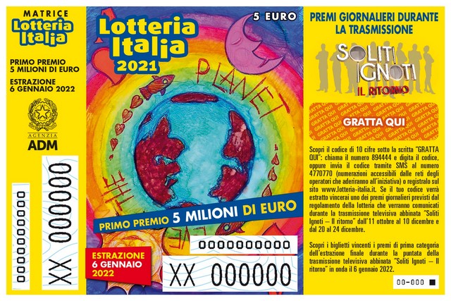 Biglietto Lotteria Italia | AGIMEG
