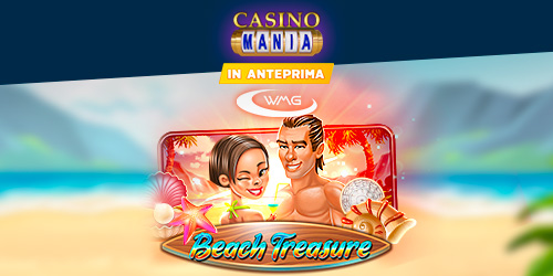 Giochi online: su CasinoMania Beach Treasure di WMG in anteprima nazionale