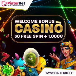 Casinò online, su PinterBet in arrivo il nuovo ‘Welcome Casinò’