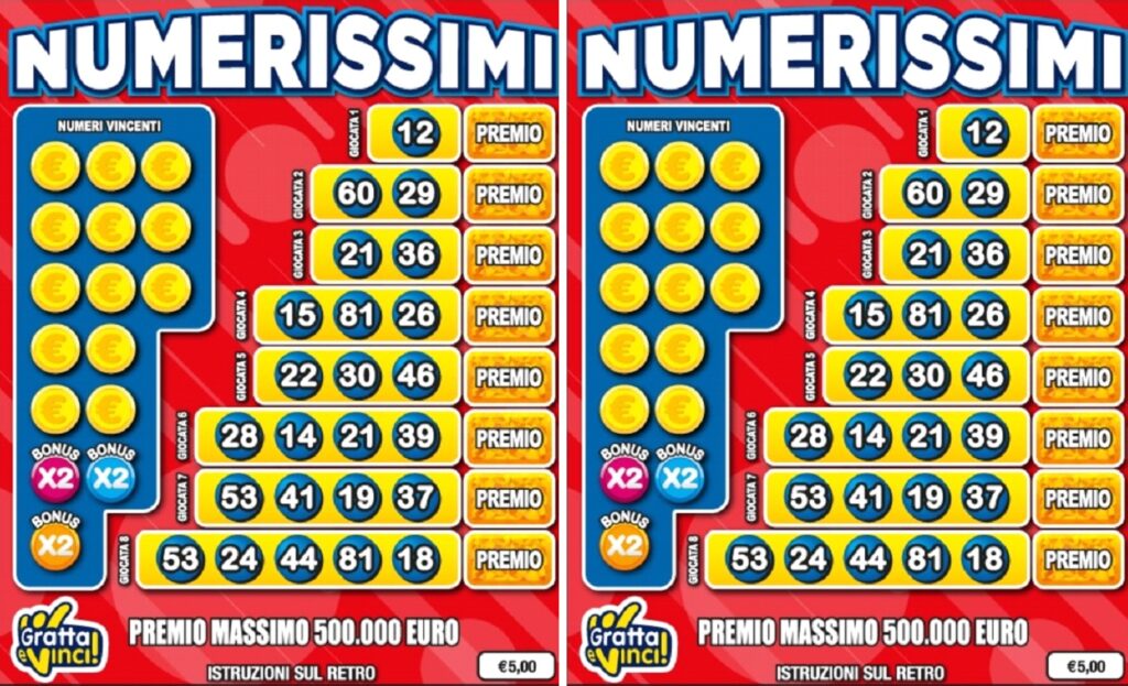 Gratta e Vinci Numerissimi