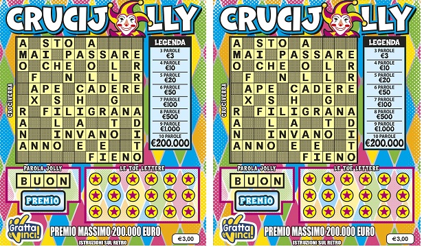 Gratta e Vinci tagliando Crucijolly