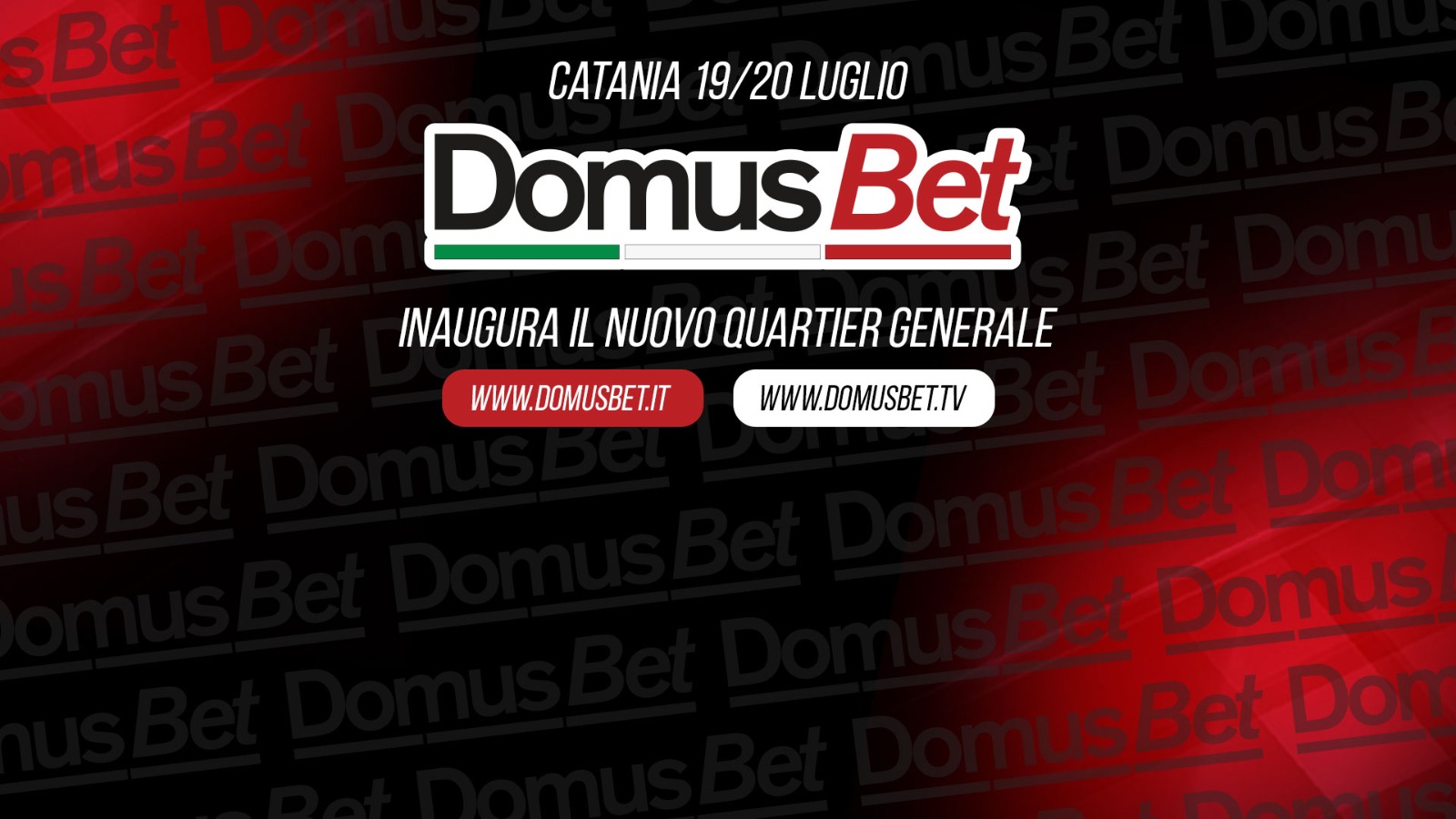 Domusbet: mercoledì 19 luglio l’inaugurazione del nuovo quartier generale a Catania