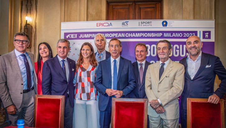 Snaitech, a Palazzo Marino la presentazione ufficiale del FEI Jumping European Championship Milano 2023