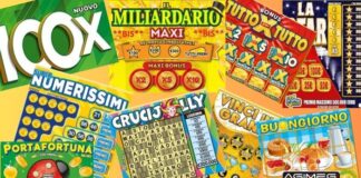 Gratta e Vinci, pioggia di vincite da 2 milioni di euro al nord, centro e sud Italia Gratta e Vinci tagliandi