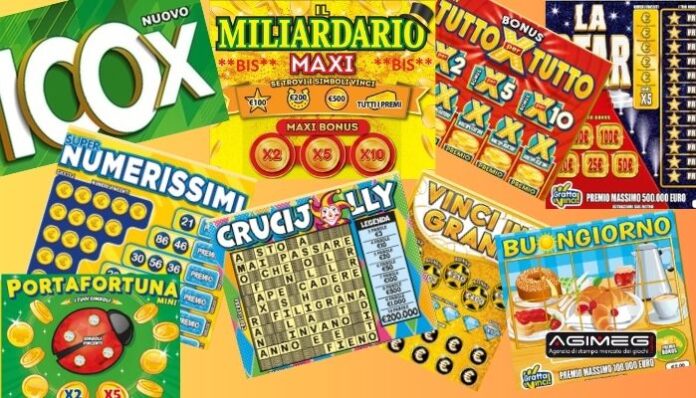 Gratta e Vinci tagliandi