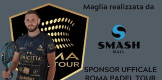 Roma Padel Tour, presentata la prima maglia ufficiale per il 2023/2024