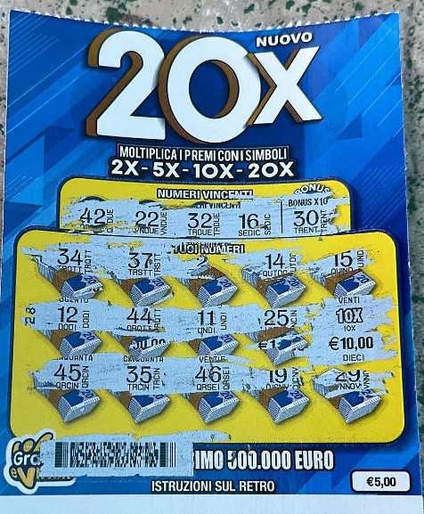 Gratta e Vinci vincita 100 euro Nuovo 20X | AGIMEG
