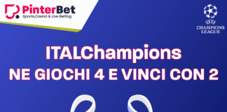 Scommesse: ItalChampions, con PinterBet la promozione che tifa Italia