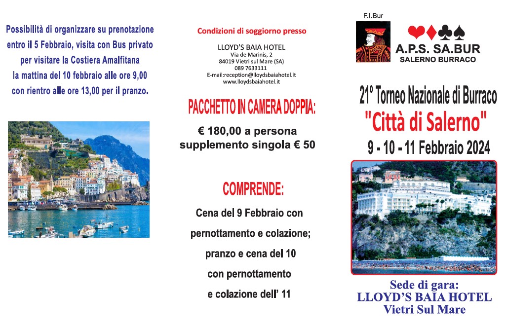 Torneo Burraco Vietri sul Mare