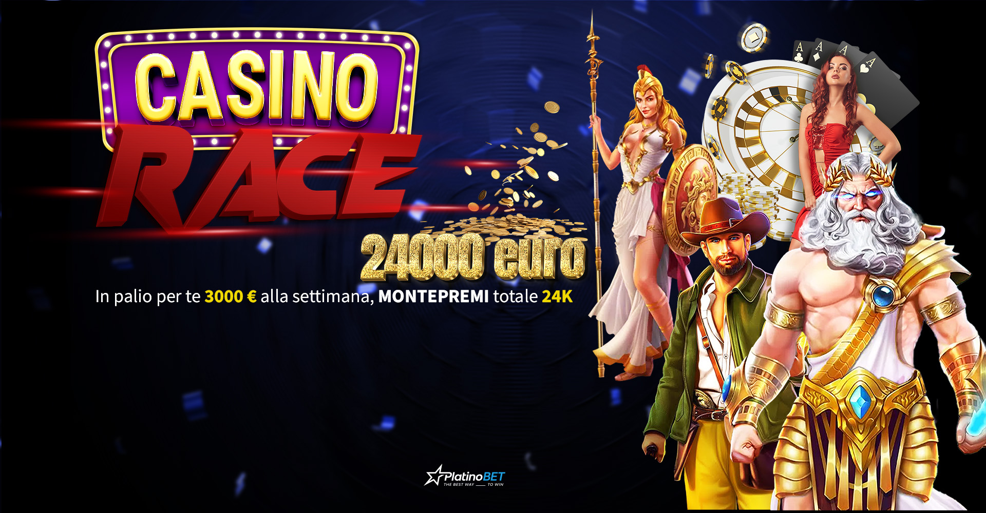 PlatinoBet, arriva la nuova Promo “Casino Race” – AGIMEG