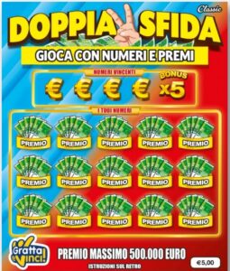 Gratta e Vinci Doppia Sfida Classic | AGIMEG Gratta e Vinci Doppia Sfida Classic da 5 euro Gratta e Vinci online