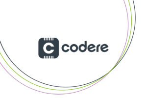 Logo società Codere bianco