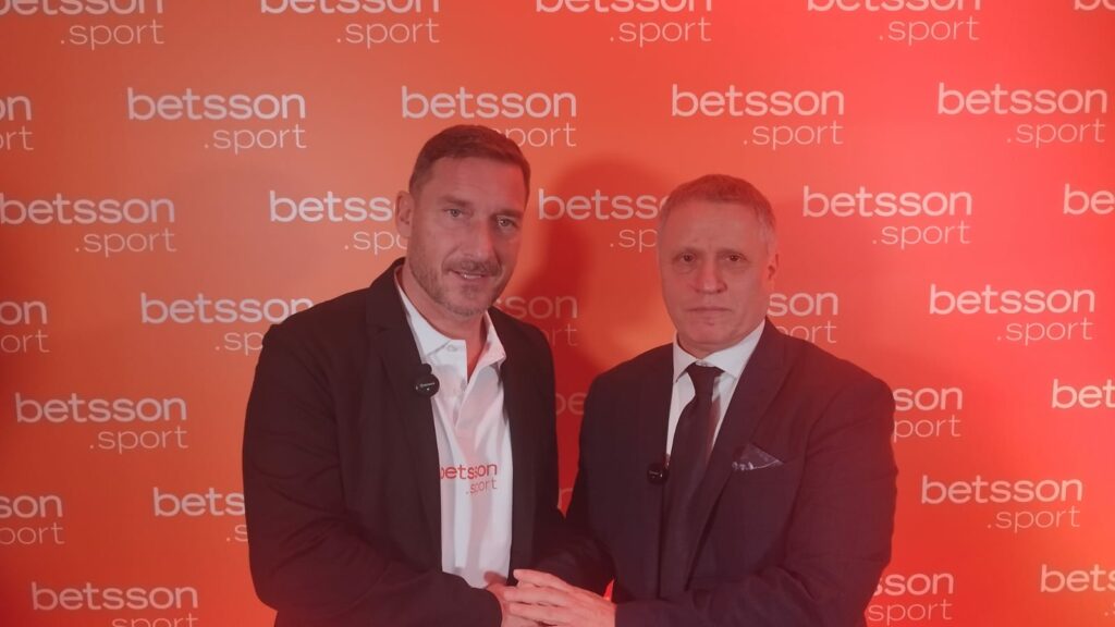 Francesco Totti e Fabio Felici Agimeg