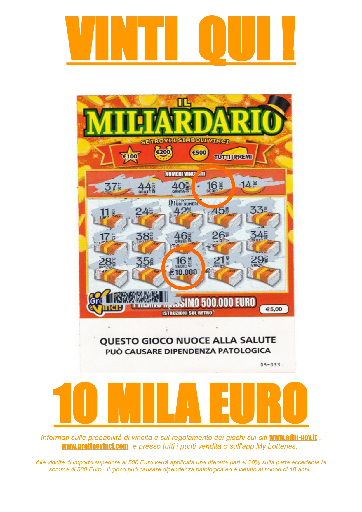 Gratta e Vinci vincita