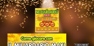 Gratta e Vinci, a Roma vincita record da 5 milioni di euro con “Il Miliardario Maxi” Gratta e Vinci Il Miliardario Maxi vincita