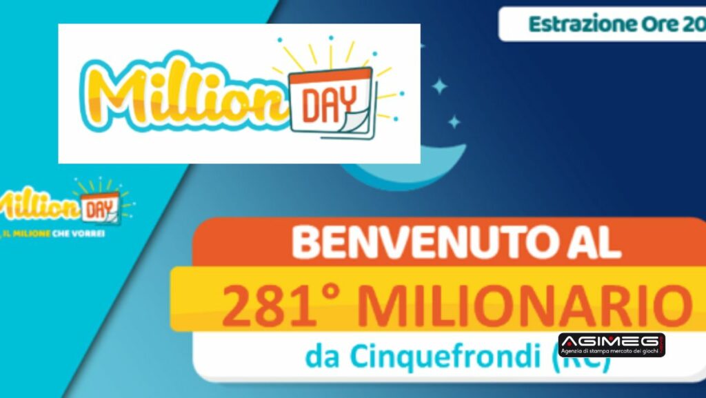 MillionDay Million Day Extra estrazioni numeri vincenti