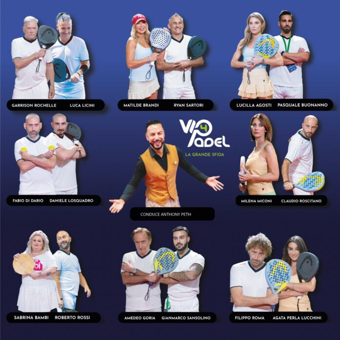 cast vip4padel nuovo programma Sportitalia