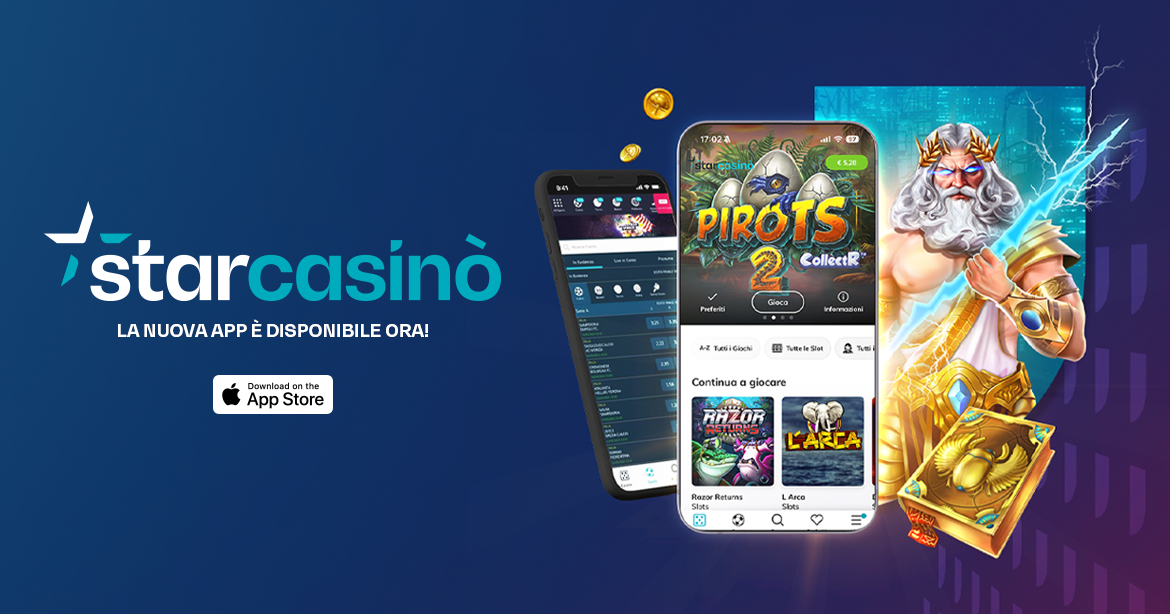 la nuova app su starcasinò