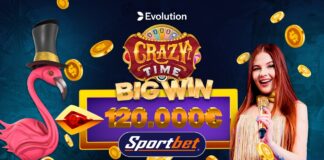 Casinò live: aprono un conto gioco in un pvr di Perugia e passano un mercoledì da leoni con una super vincita di 120.000 euro grazie a “Crazy Time”