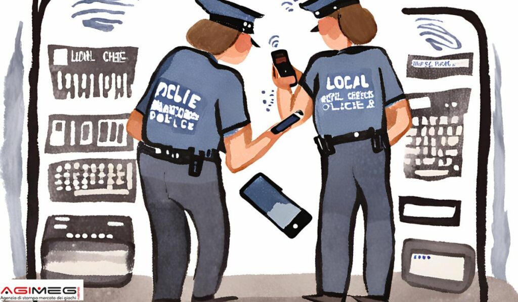 Controlli polizia apparecchi da gioco slot