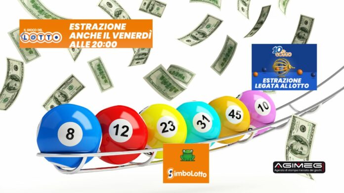Lotto 10eLotto Simbolotto diretta estrazioni numeri vincenti
