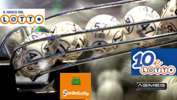 Lotto 10eLotto Simbolotto estrazioni diretta numeri vincenti