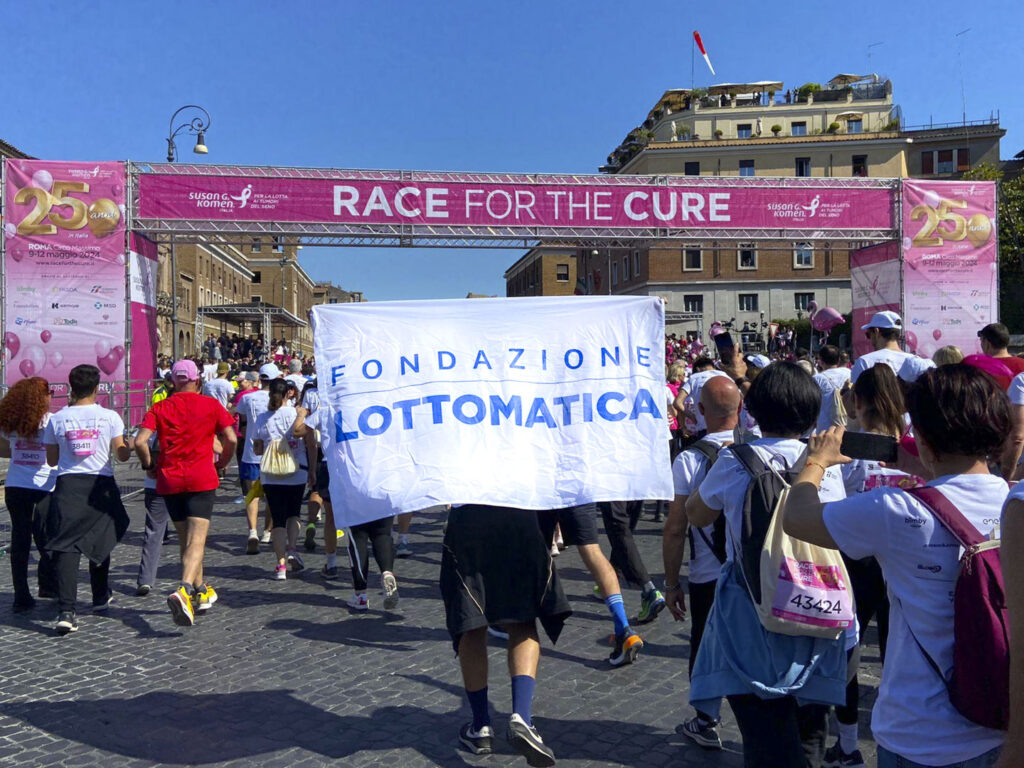 Lottomatica per Race for the cure