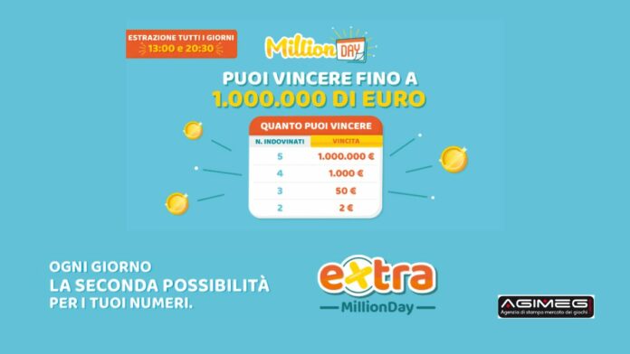 MillionDay Million Day Extra diretta estrazioni numeri vincenti