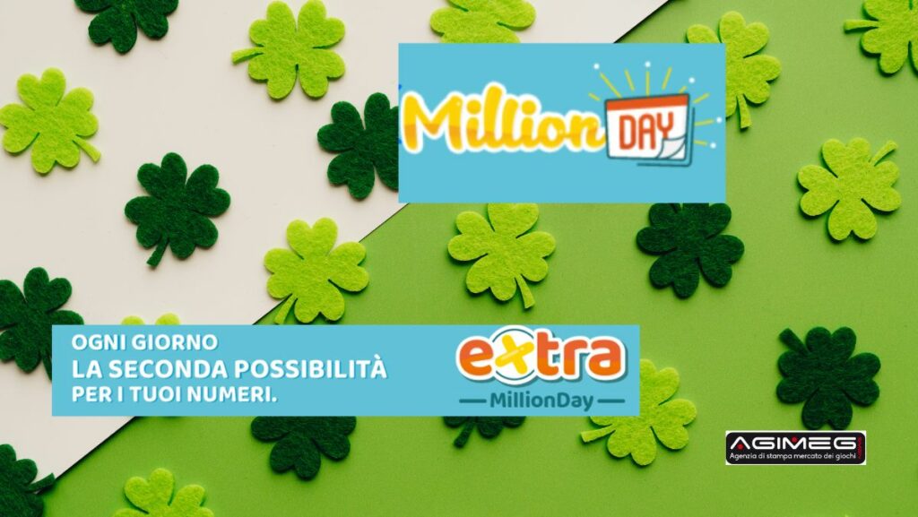 MillionDay Million Day Extra diretta estrazioni numeri vincenti | AGIMEG MillionDay Million Day Extra diretta estrazioni numeri vincenti