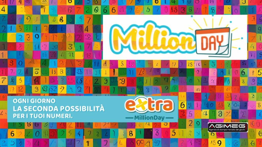 MillionDay Million Day Extra diretta estrazioni numeri vincenti | AGIMEG MillionDay Million Day Extra diretta estrazioni numeri vincenti