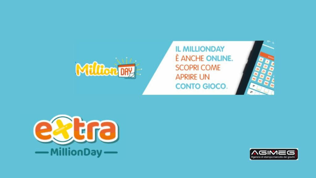 MillionDay Million Day Extra diretta estrazioni numeri vincenti | AGIMEG MillionDay Million Day Extra diretta estrazioni numeri vincenti