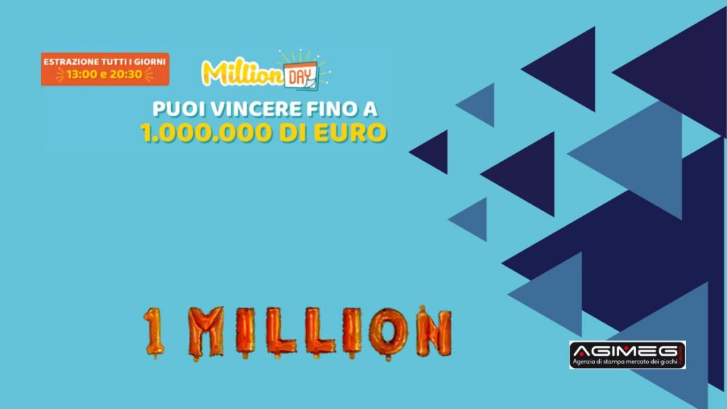 MillionDay Million Day Extra diretta numeri vincenti estrazioni | AGIMEG MillionDay Million Day Extra diretta numeri vincenti estrazioni