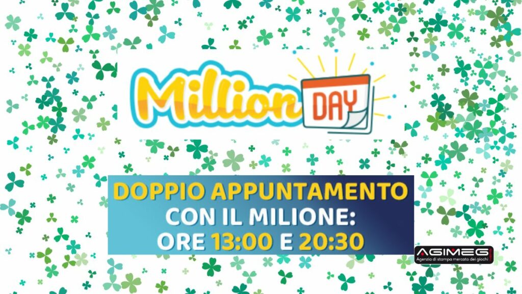 MillionDay Million Day Extra estrazioni diretta numeri vincenti