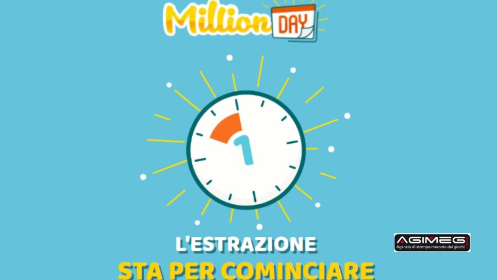 MillionDay Million Day Extra estrazioni numeri vincenti diretta | AGIMEG MillionDay Million Day Extra estrazioni numeri vincenti diretta