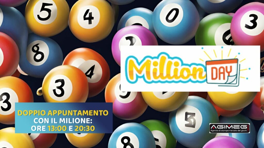 MillionDay Million Day Extra estrazioni numeri vincenti diretta | AGIMEG MillionDay Million Day Extra estrazioni numeri vincenti diretta