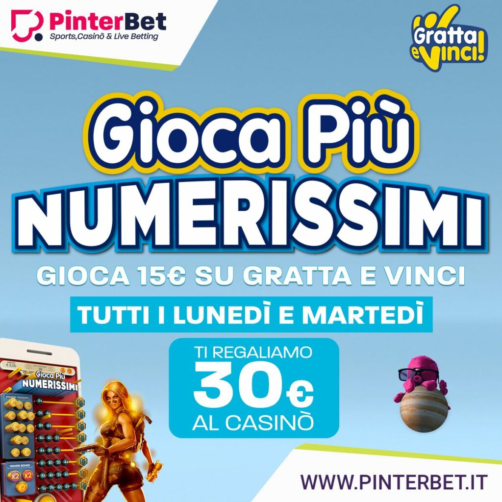 Gratta e Vinci Numerissimi Pinterbet