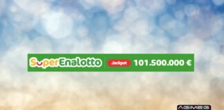 SuperEnalotto estrazione oggi venerdì 10 maggio: diretta dei numeri vincenti e quote. Vinto a Napoli il jackpot da 101,5 milioni di euro SuperEnalotto SuperStar numeri vincenti estrazioni diretta