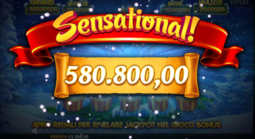 Vincita slot online Starcasino