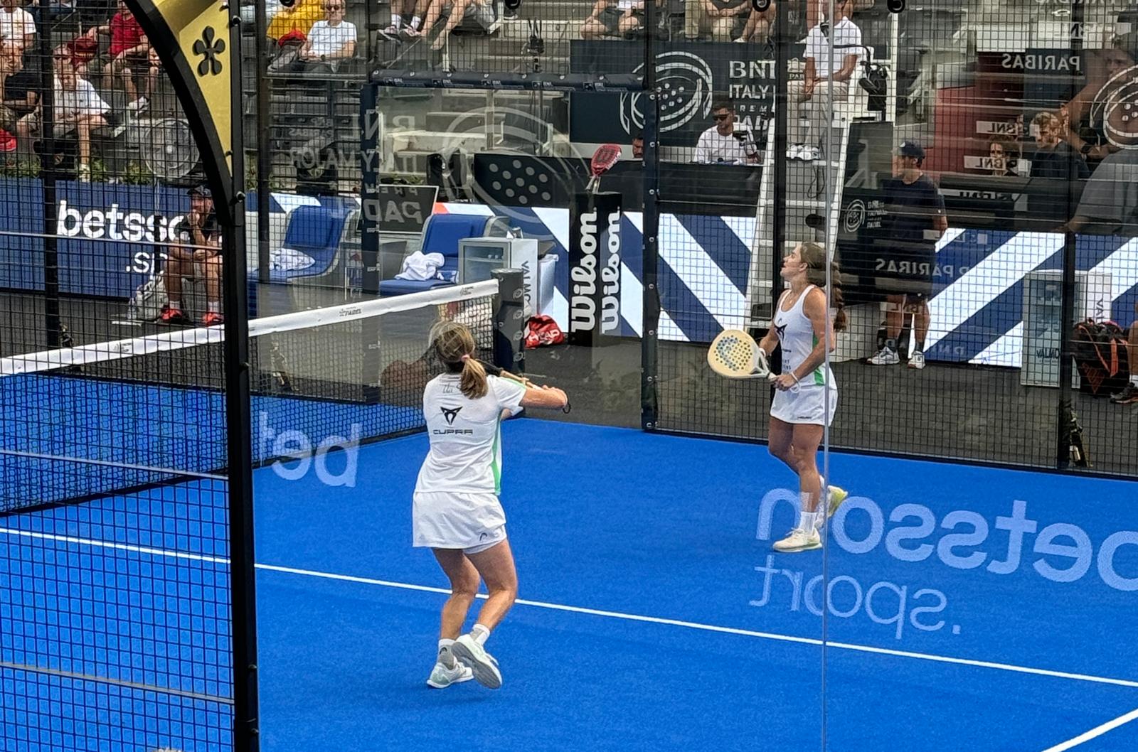 BNL Italy Major Premier Padel Paula Josemaria e Ari Sánchez