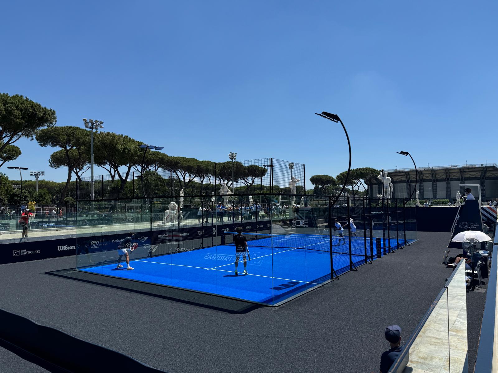 BNL Italy Major Premier Padel campo