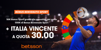 Betsson lancia la promozione esclusiva per Euro 2024: un Bonus di Benvenuto per l’Italia vincente Scommesse Betsson