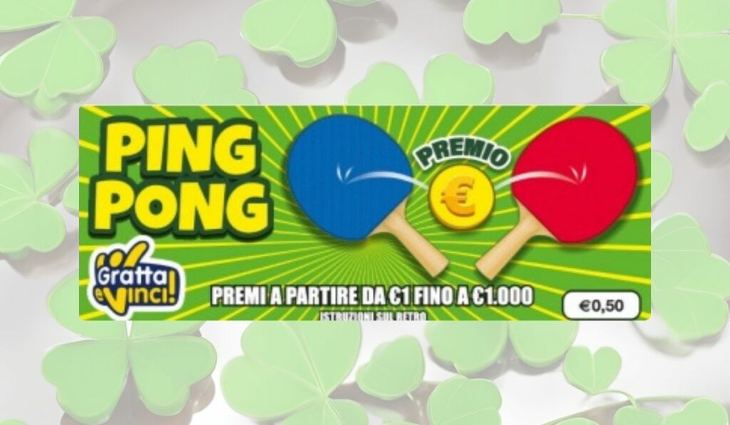 Gratta e Vinci Ping Pong | AGIMEG Gratta e Vinci Ping Pong