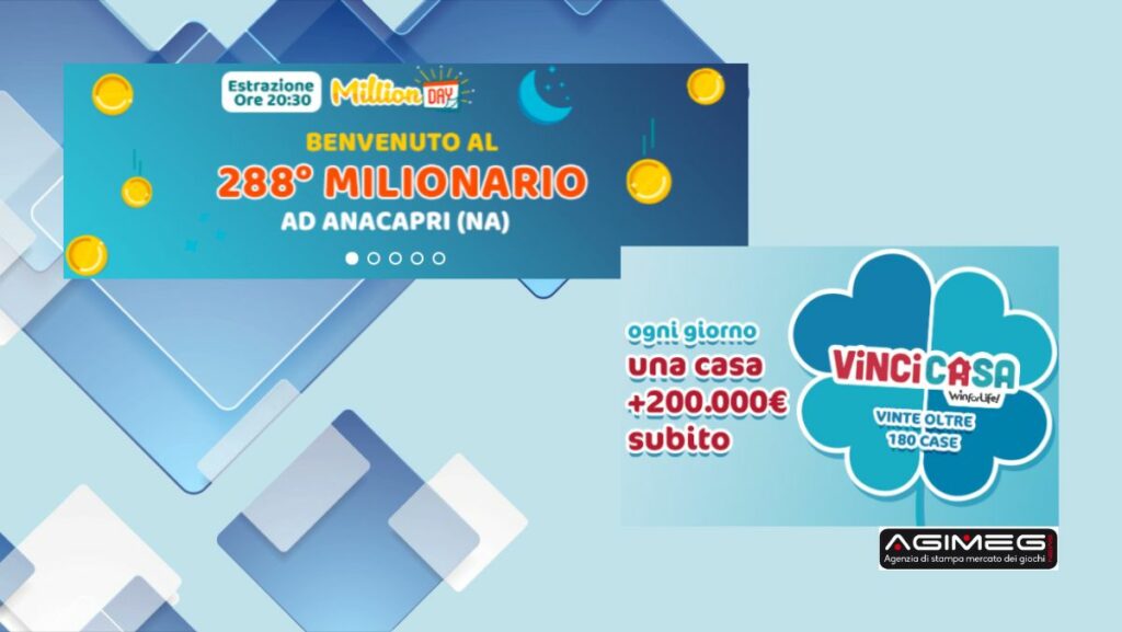 MillionDay VinciCasa doppia vincita