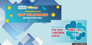 Doppia vincita al MillionDay e al VinciCasa: un milione di euro e una casa nuova MillionDay VinciCasa doppia vincita