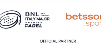 Padel, Betsson Sport sponsor del torneo Italy Major Premier Padel Italy Premier Padel Roma