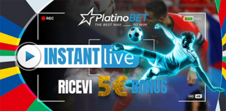 Euro 2024, su Platinobet la promo “Instant Live”